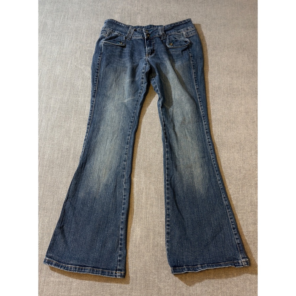 Lee Women Size‎ 11 Bootcut Jeans Medium Wash Flare Leg Denim Pants
